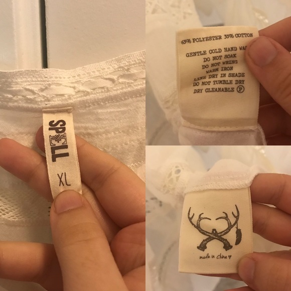 Spell & the Gypsy - XL White Prairie Lace Sundress - Picture 7 of 7